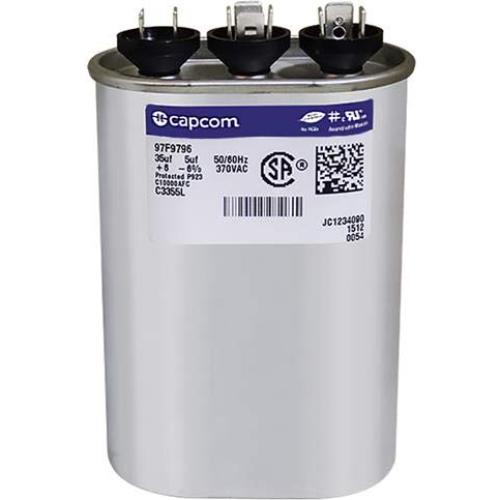 Capacitor Dual Run Genteq 35+5 uf 370V MFD Alta Calidad