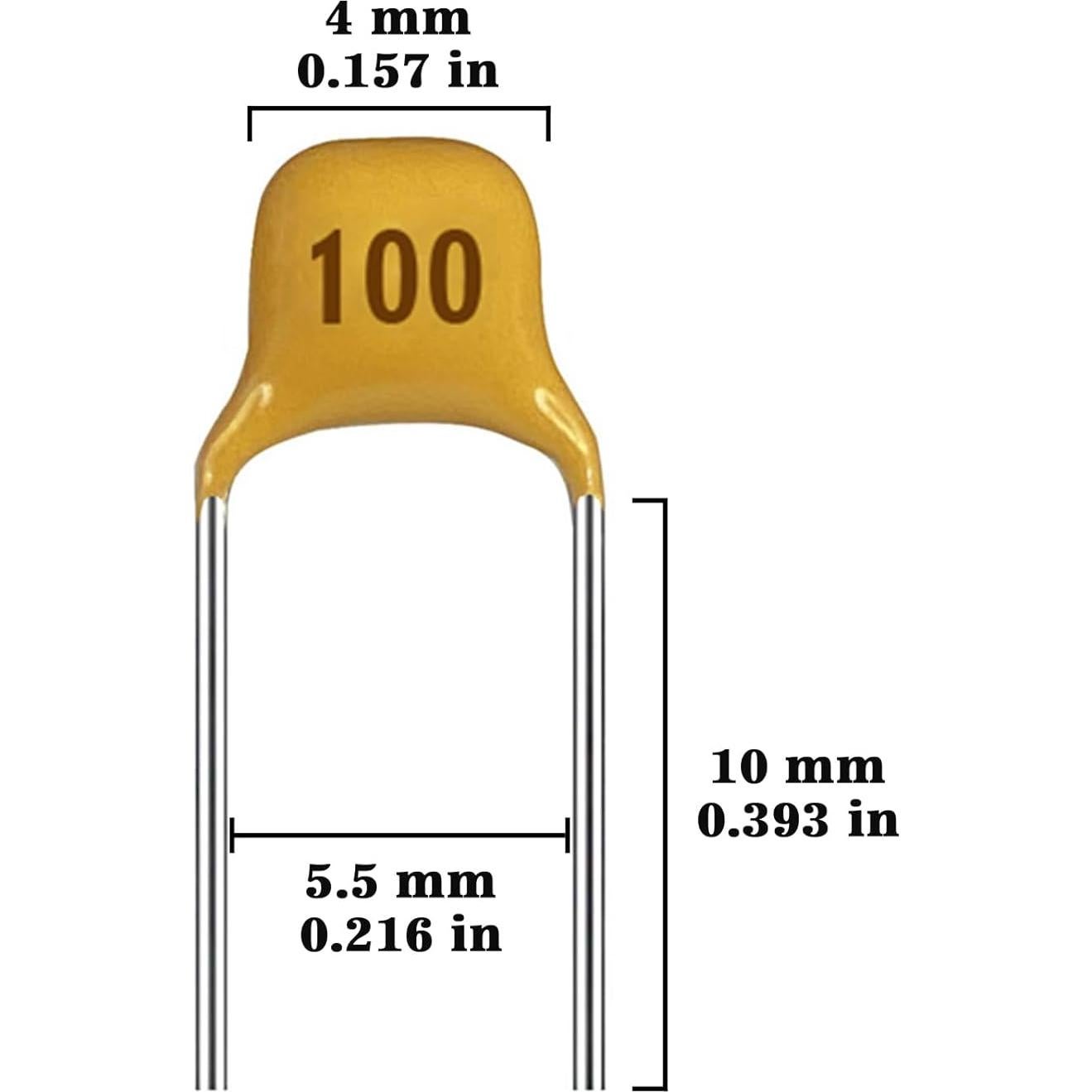 Kit de Capacitores Cerámicos Monolíticos ALLECIN 24 Valores