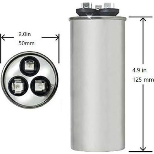 Capacitor de Aire Acondicionado CBB65 40+5uF 450V Dural