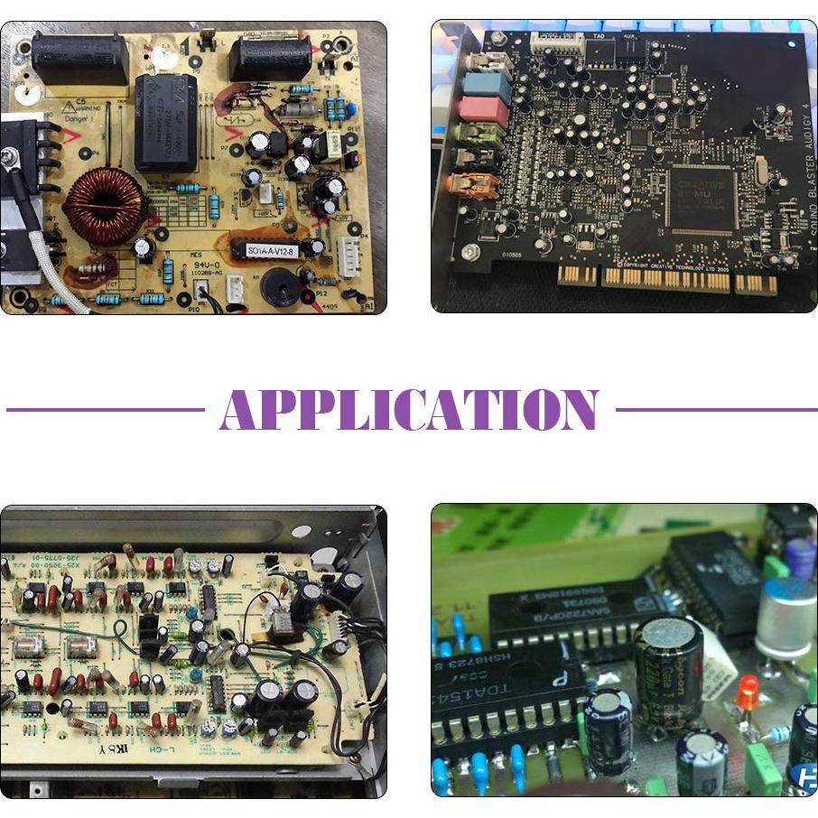 Kit de 240 Capacitores Electrolíticos Swpeet 0.1uF-1000uF