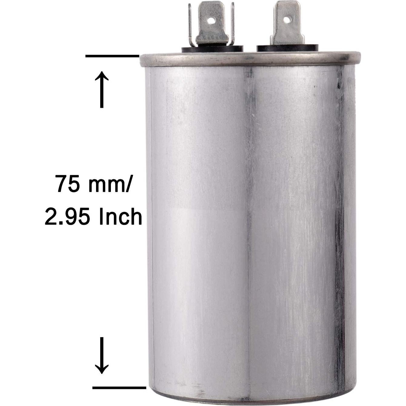 Capacitor BOJACK CBB65 25uF 450V CA para Motor de Ventilador