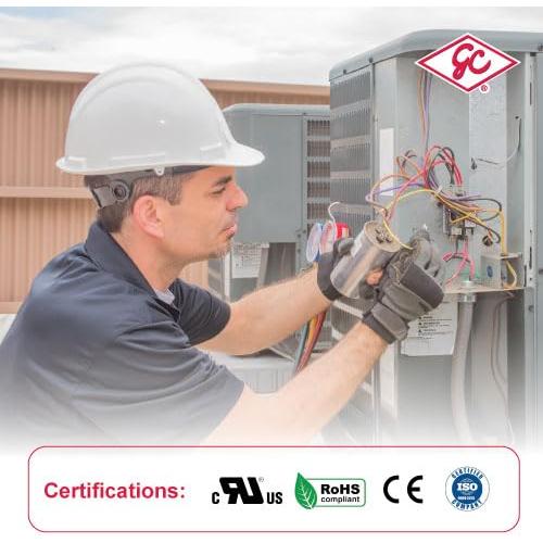 Capacitor Redondo 45+5uF GLOBE 370V/440V Doble Elemento