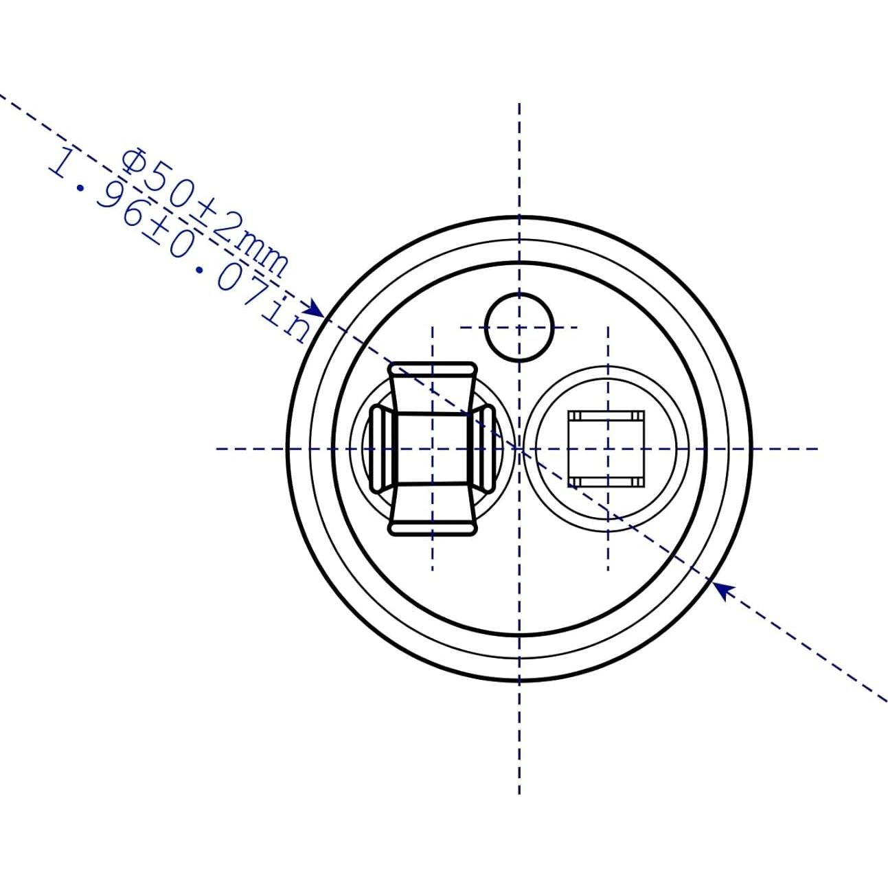 Condensador AC 70uF CBB65 AMPTATA 370V 440V 50/60Hz
