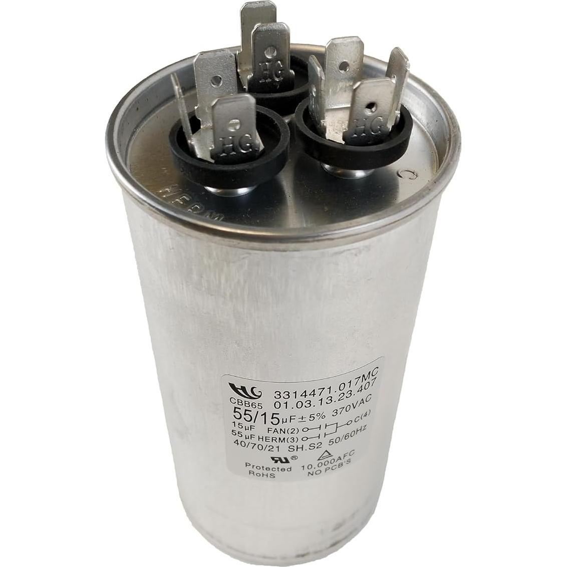 Capacitor Motor Aire Acondicionado Dometic 55/15 MFD 370V