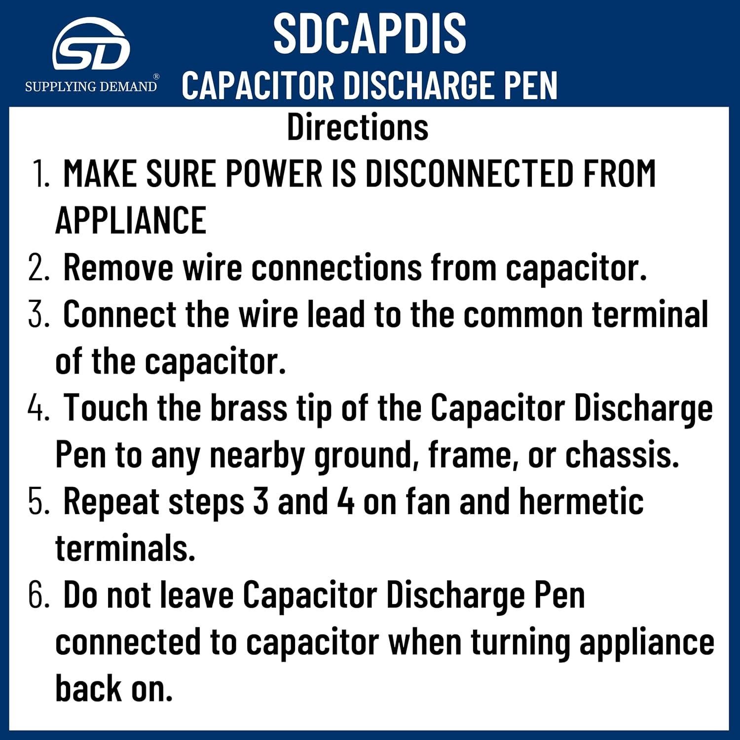 Descargador de Capacitores Supplying Demand SDCAPDIS 440 VAC