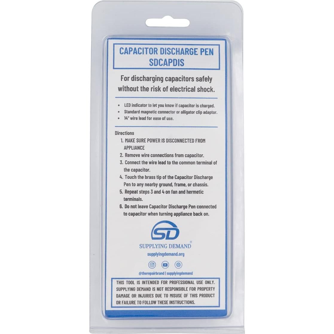 Descargador de Capacitores Supplying Demand SDCAPDIS 440 VAC
