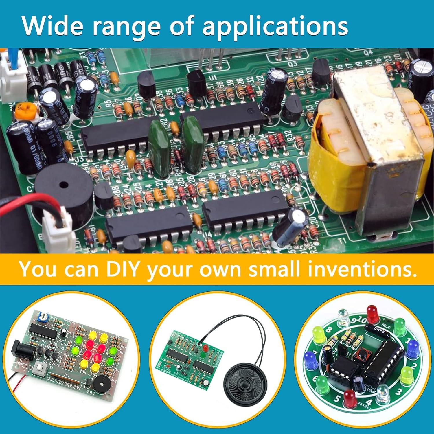 Kit de Chips IC Minidodoca 173 Pcs 20 Valores + 12 Zócalos