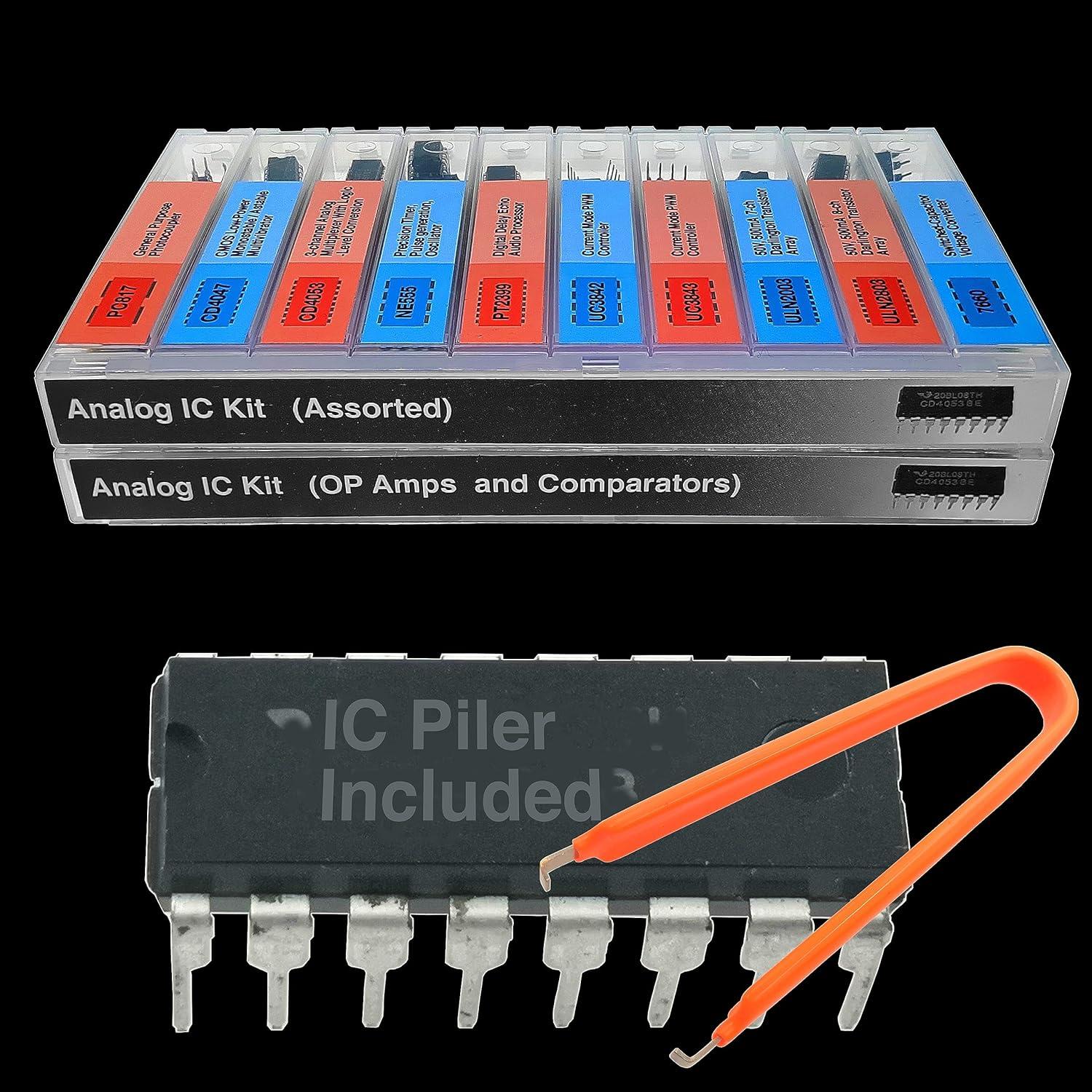 Kit de Circuitos Integrados 161 Piezas 20 Modelos con Alicate IC