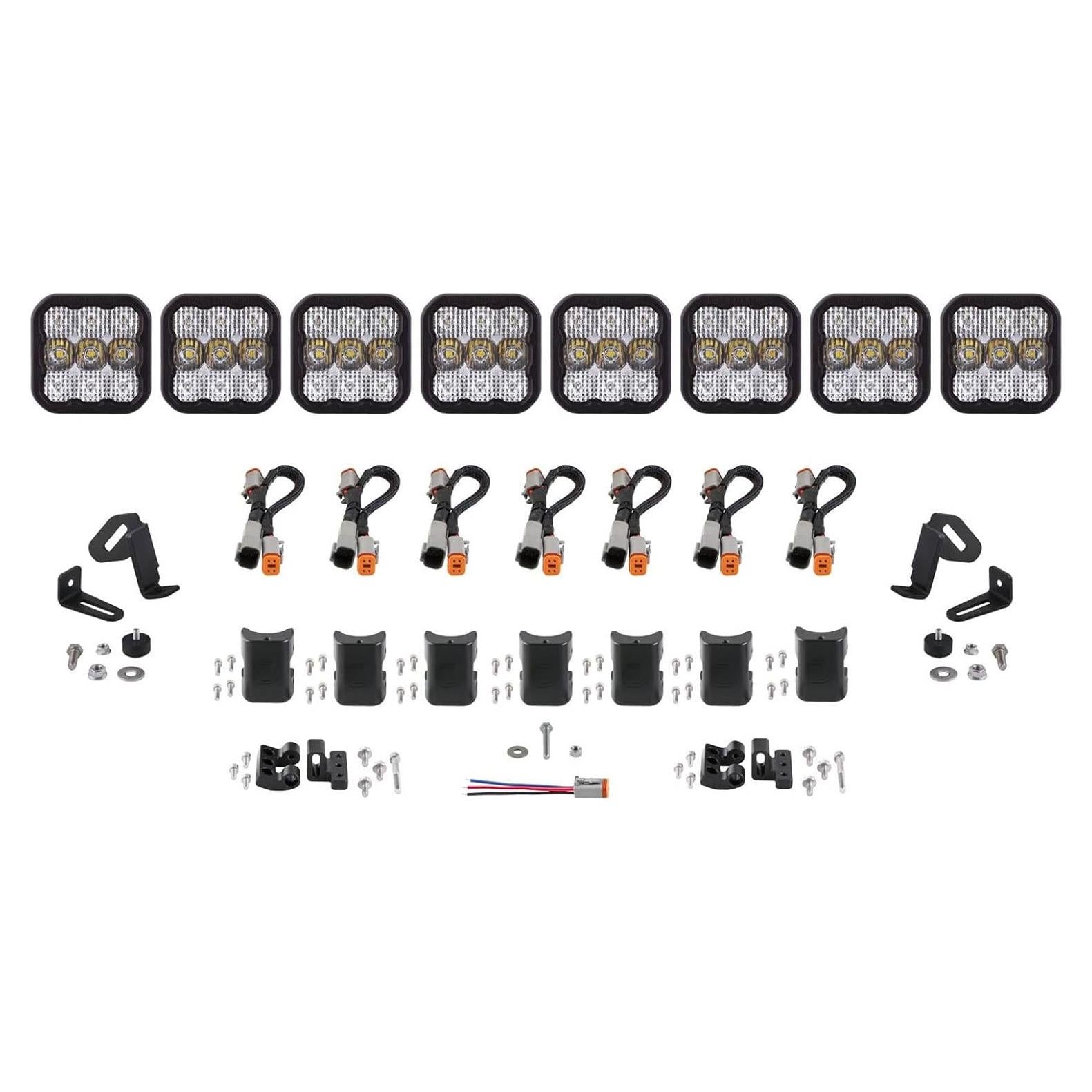 Kit de Barra de Luz LED Diode Dynamics Jeep JL SS5 0.91 kg