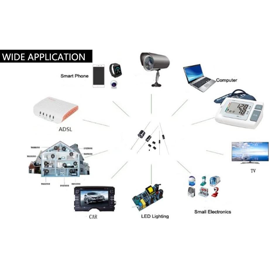 Diodo Rectificador Fielect MUR460 4A 600V 20 Piezas