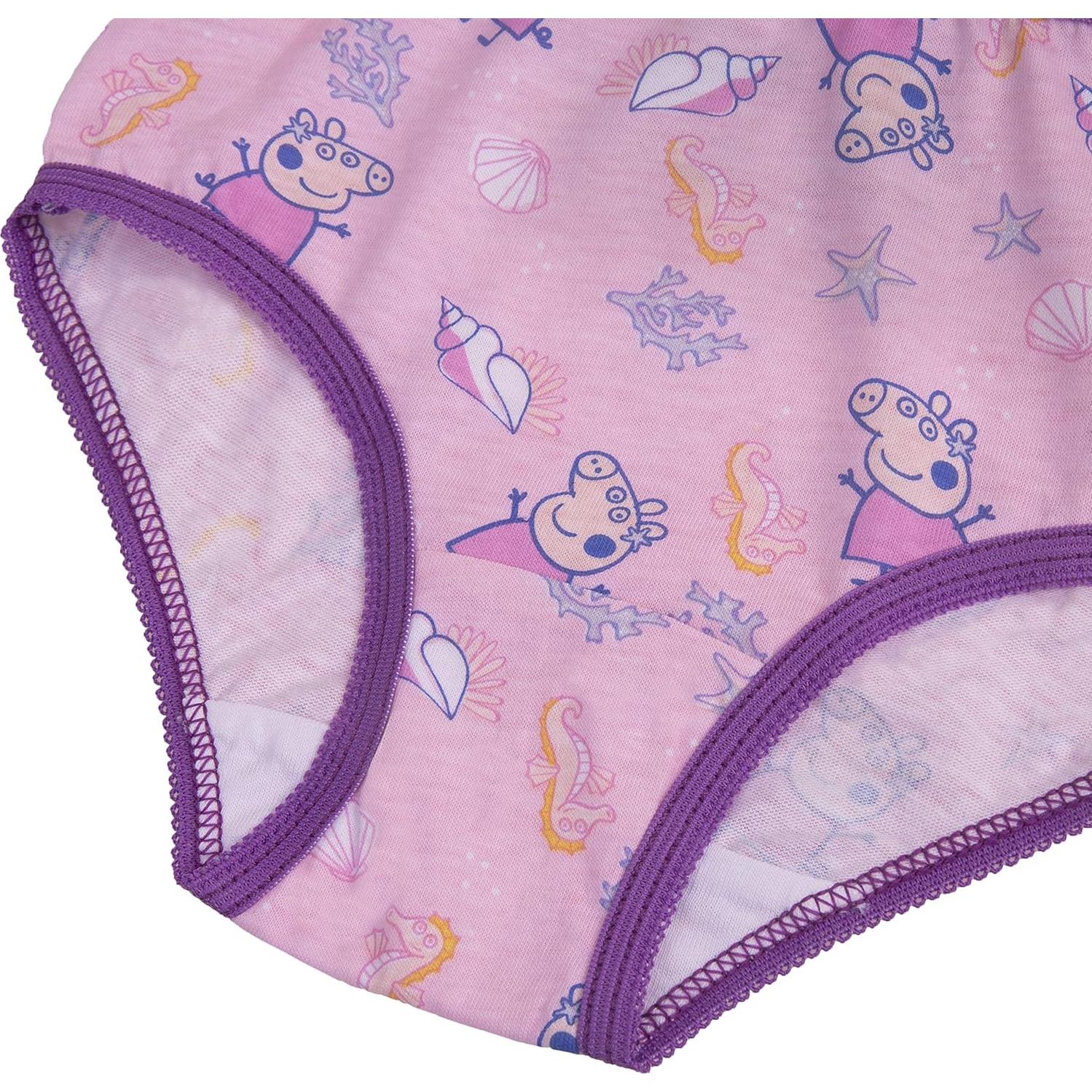 Ropa interior para niñas Peppa Pig 100% algodón tallas 2-8