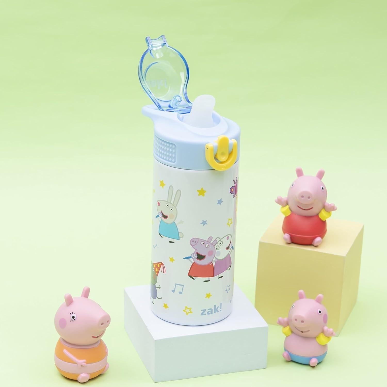 Botella de Agua Peppa Pig Zak 414ml Acero Inoxidable