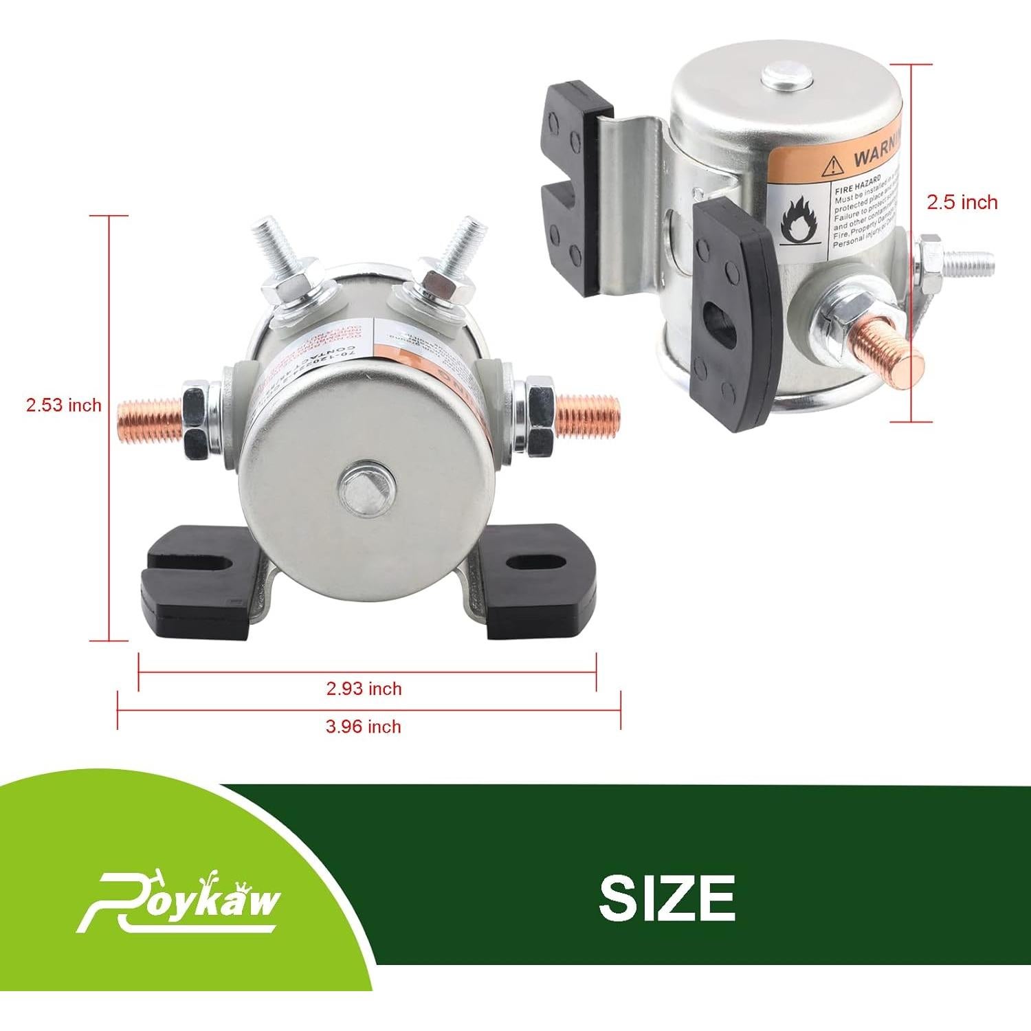 Relé de Solenoide 36V Roykaw para Carrito de Golf EZGO con Kit