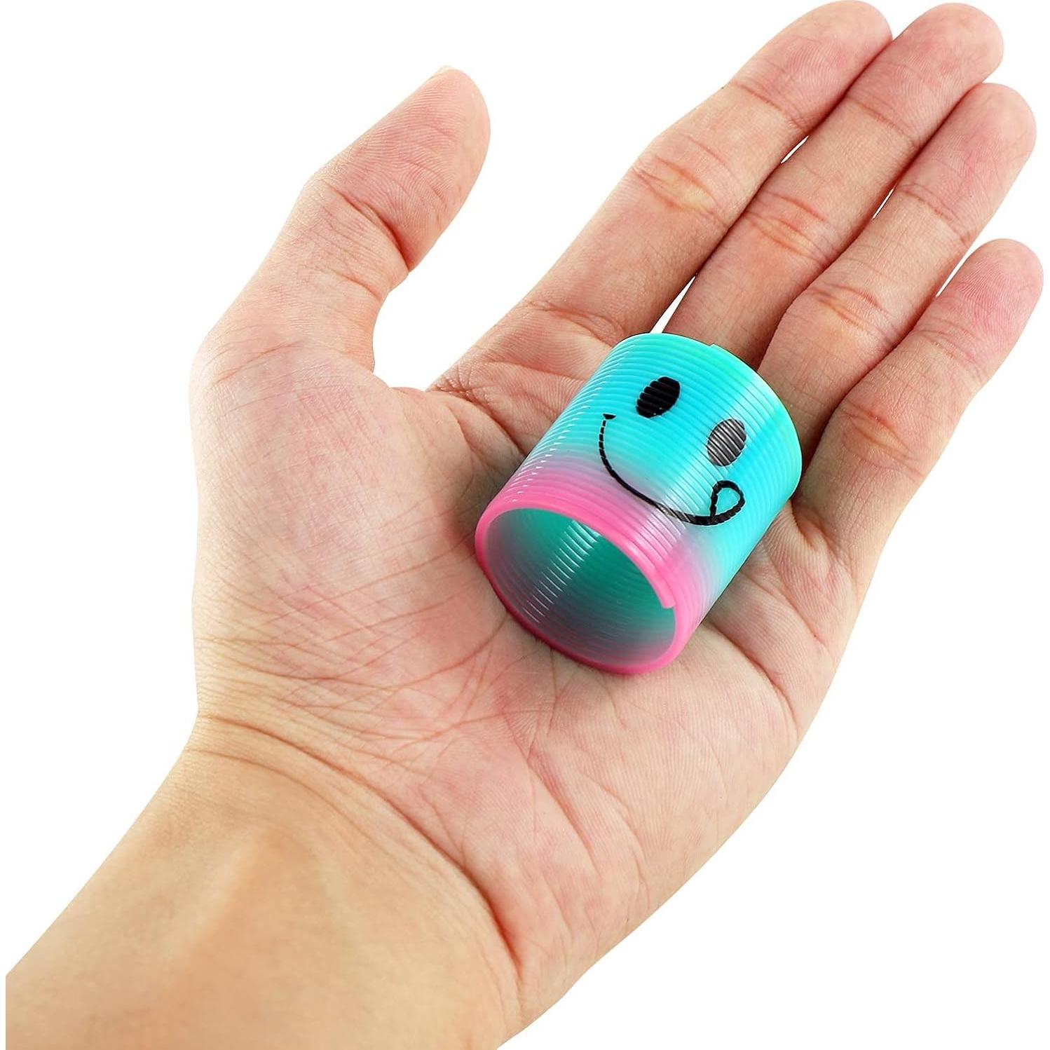 Paquete de 30 Resortes Mágicos Arcoíris Fidget para Niños