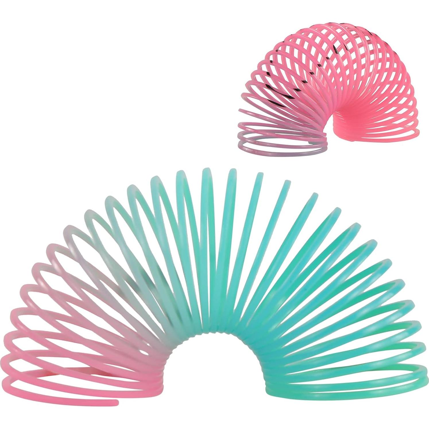 Paquete de 30 Resortes Mágicos Arcoíris Fidget para Niños