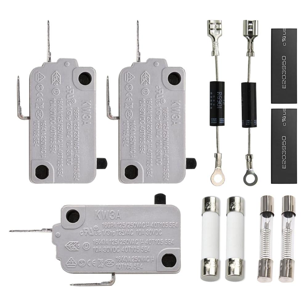 Kit de Repuestos para Microondas KOKISO - Interruptores, Diodos y Fusibles