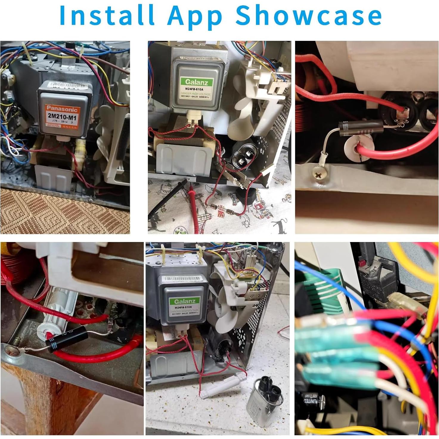 Kit de Repuestos para Microondas KOKISO - Interruptores, Diodos y Fusibles