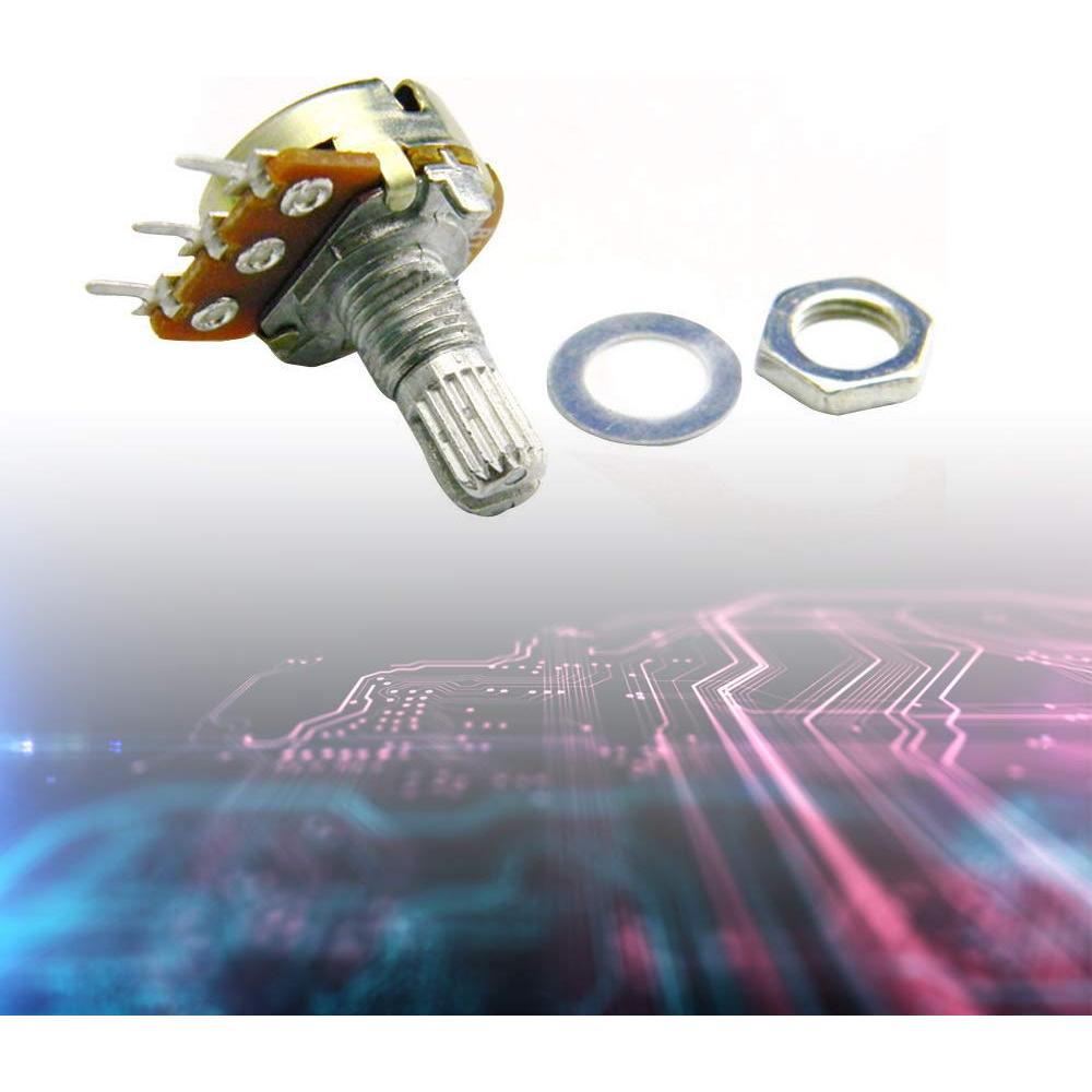 Potenciómetro Rotativo Lineal 10K Ohm Comimark 10 Pcs 3 Pines