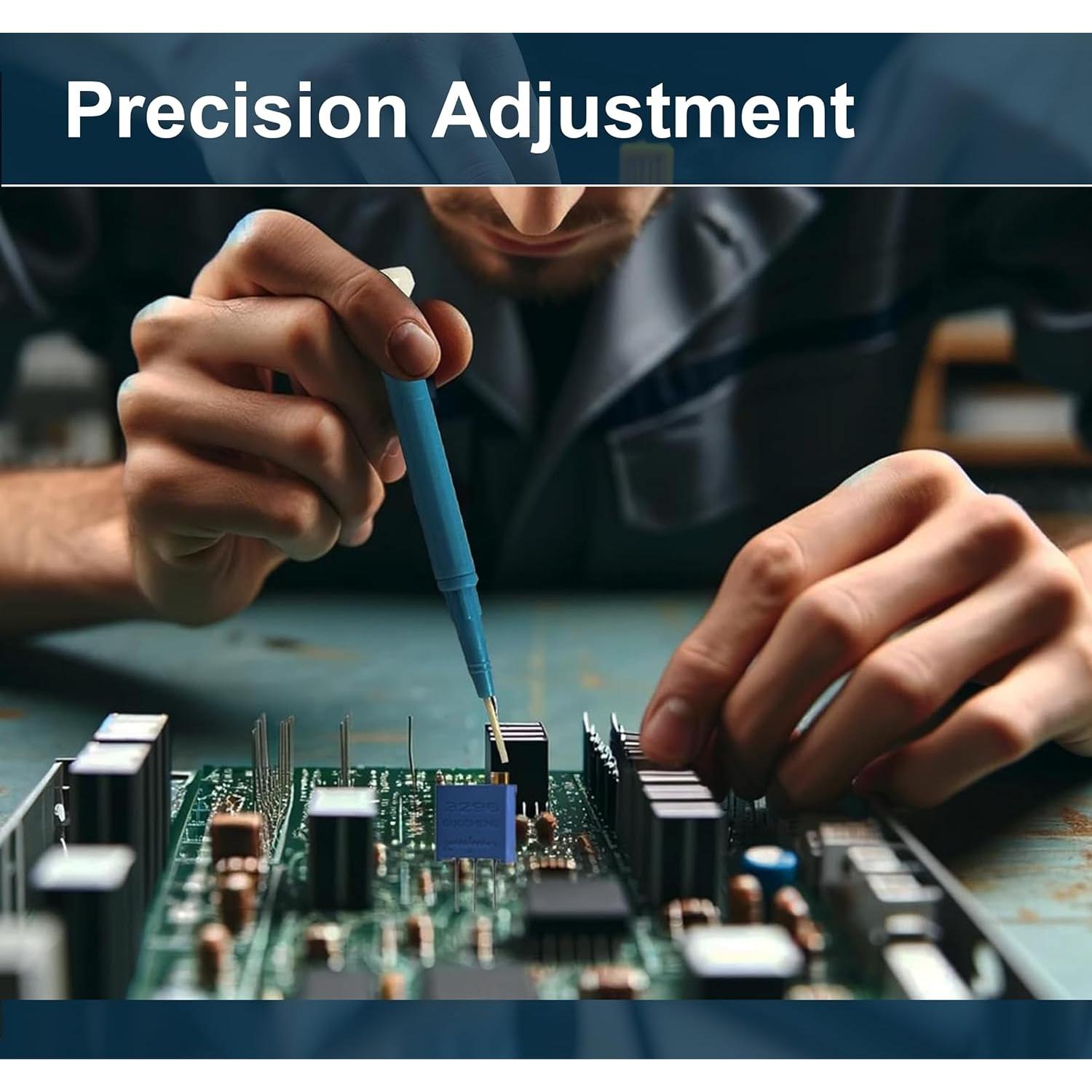 Kit de Potenciómetros Multivuelta 60PCS Mrosnail 100 a 500K Ohm