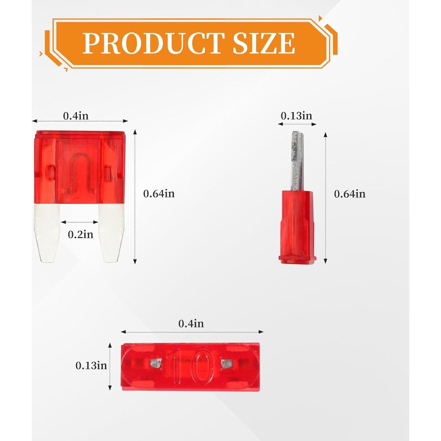 Kit de Mini Fusibles 120 Piezas Liamner 2A a 35A Automóvil