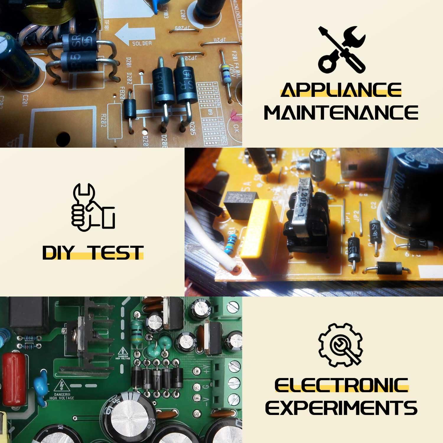Kit de Diodos Rectificadores Schottky Upvivi - 20 Valores