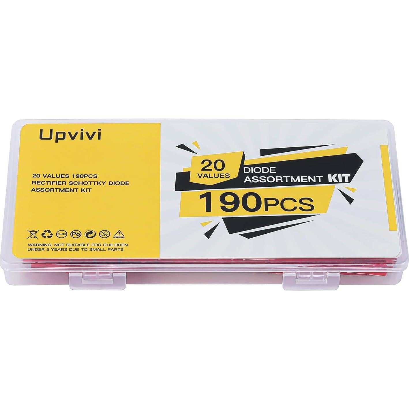 Kit de Diodos Rectificadores Schottky Upvivi - 20 Valores