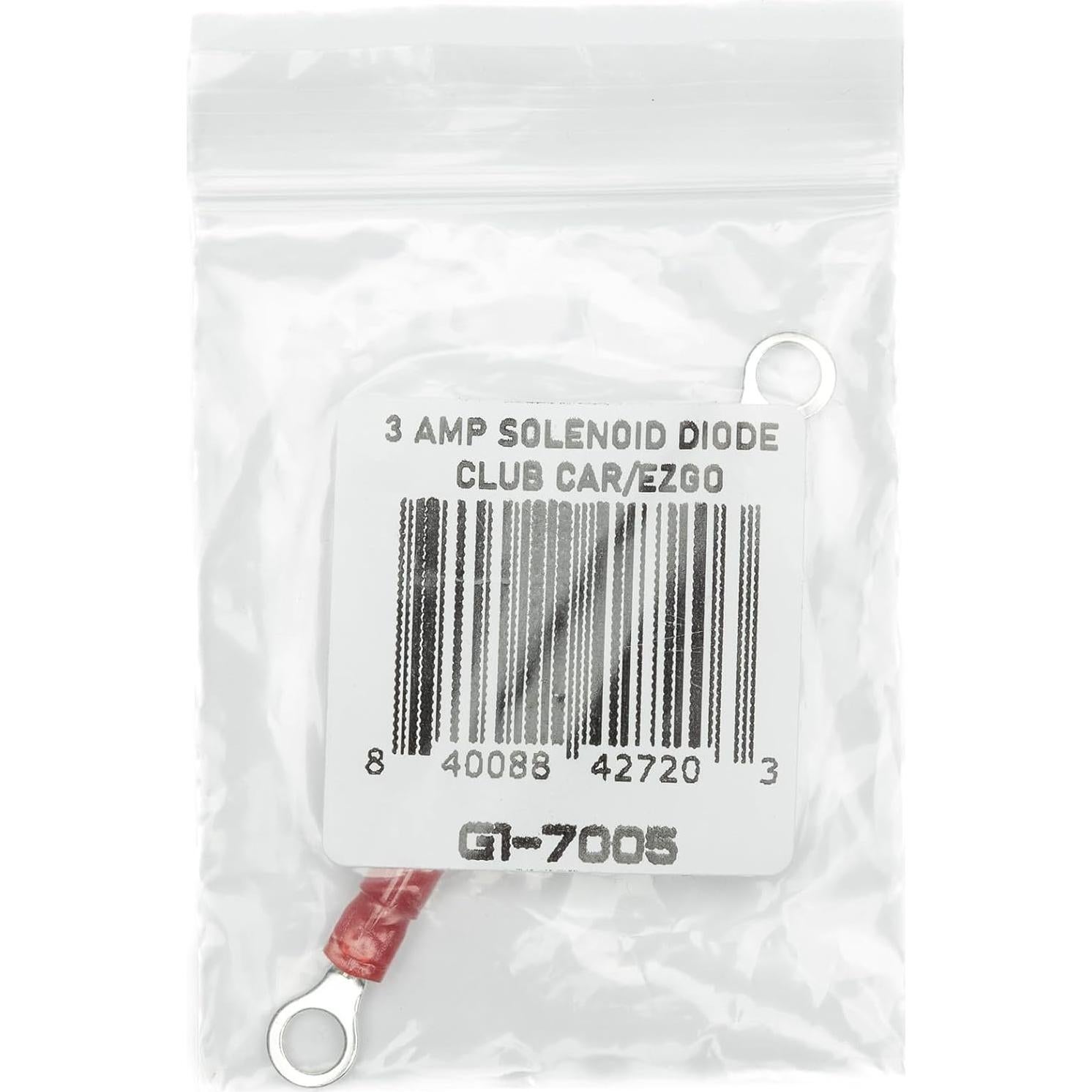 Diodo de Solenoide 3A Golf Cart King para Carritos Eléctricos