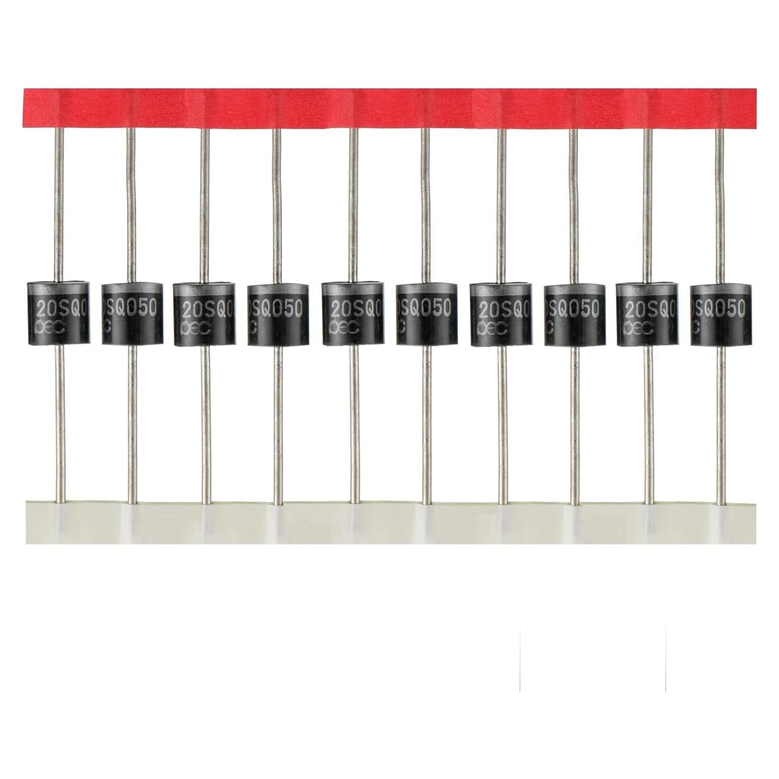 Diodo Schottky BOJACK 20A 50V para Panel Solar - Paquete 20 Pzas