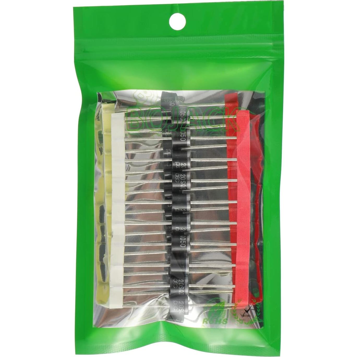 Diodo Schottky BOJACK 20A 50V para Panel Solar - Paquete 20 Pzas