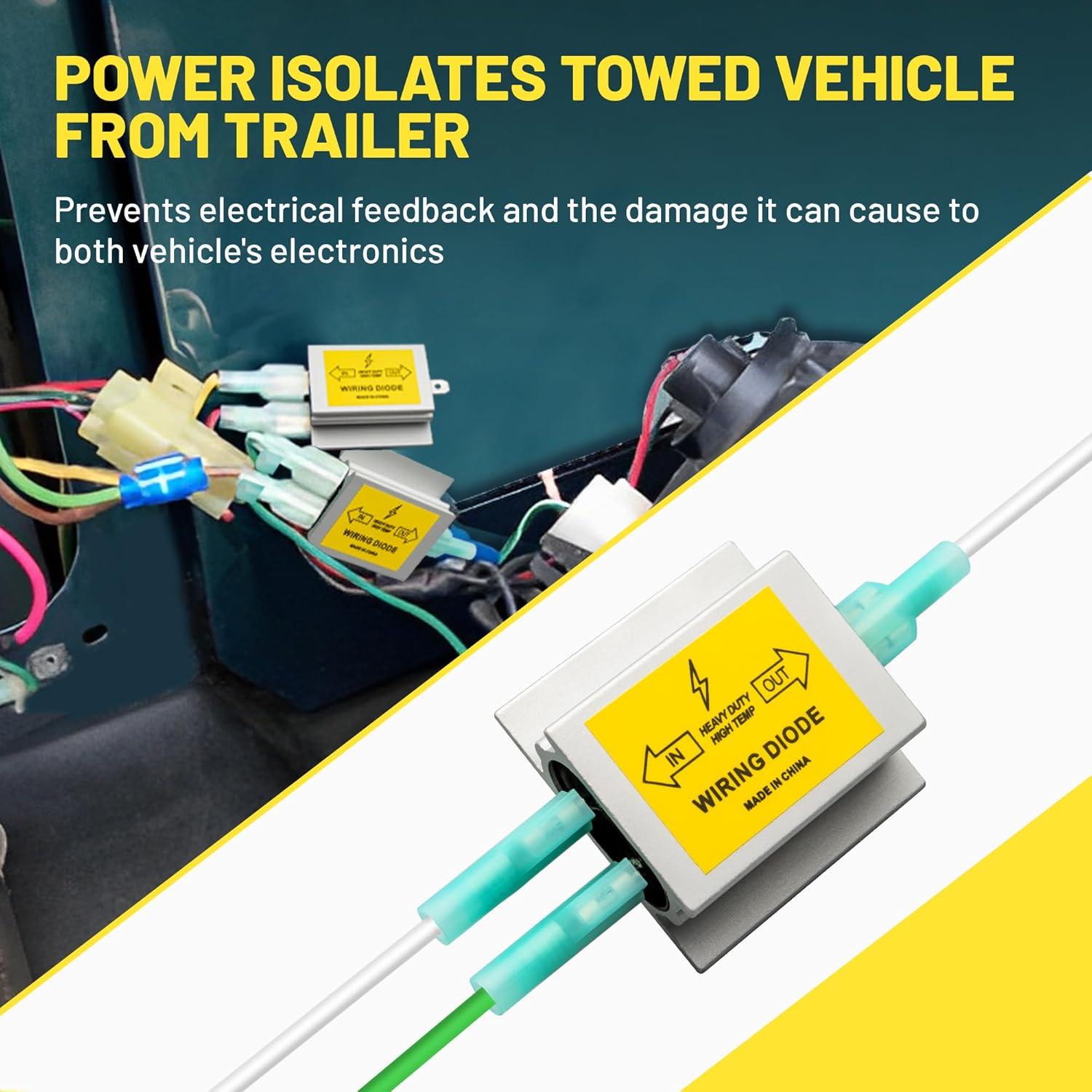 Diodo Aislante de Luz Trasera Oyviny para Remolque RV