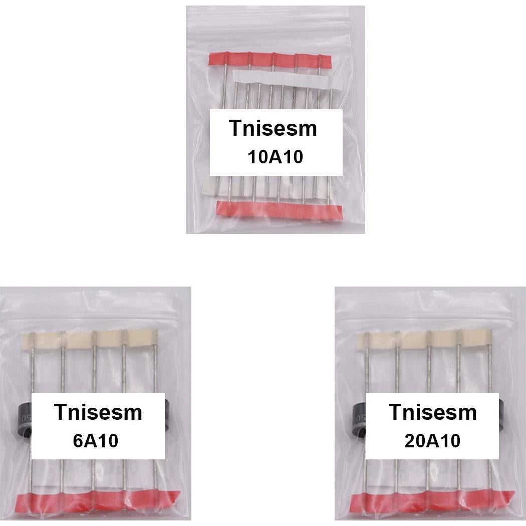 Kit de Diodos Rectificadores Tnisesm 6A10 10A10 20A10 1000V