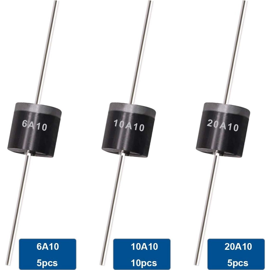 Kit de Diodos Rectificadores Tnisesm 6A10 10A10 20A10 1000V