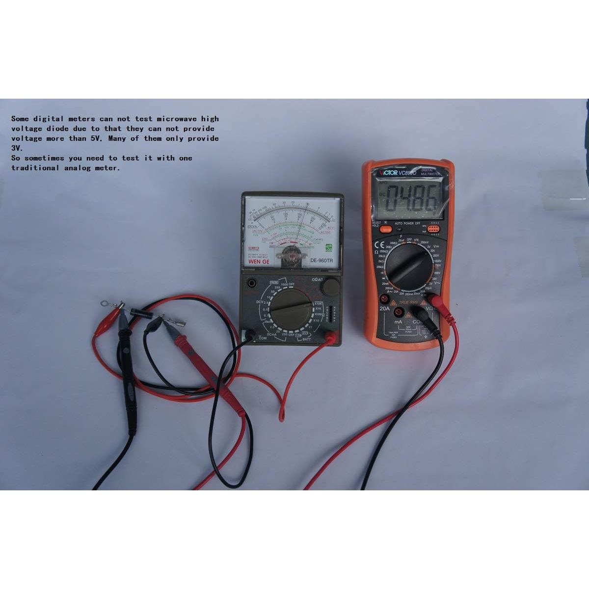 Diodo de alta tensión de microondas BlueNatHxRPR 12KV 450mA 2 PCS