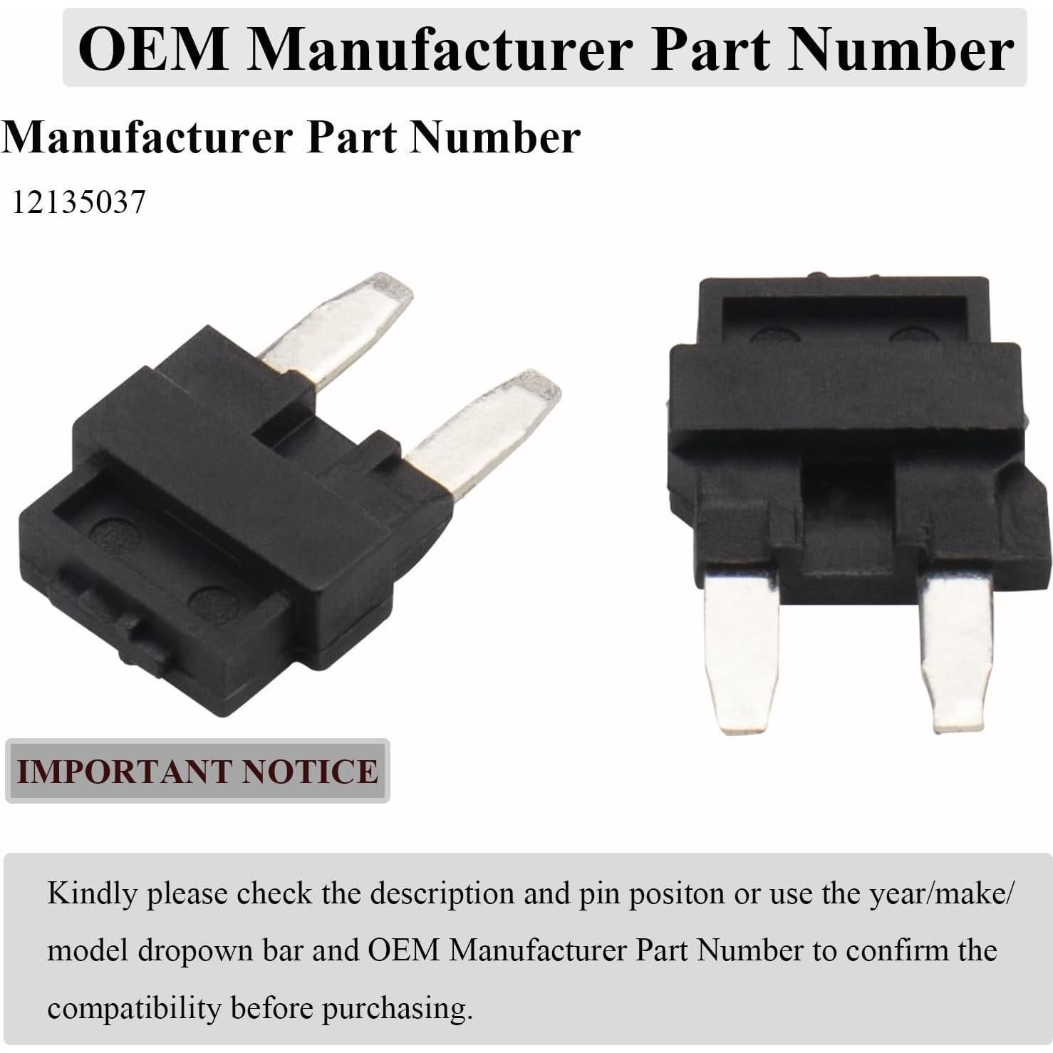 Diodo Multifuncional HOPUT 12135037 Compatible Buick GMC - Paquete de 4