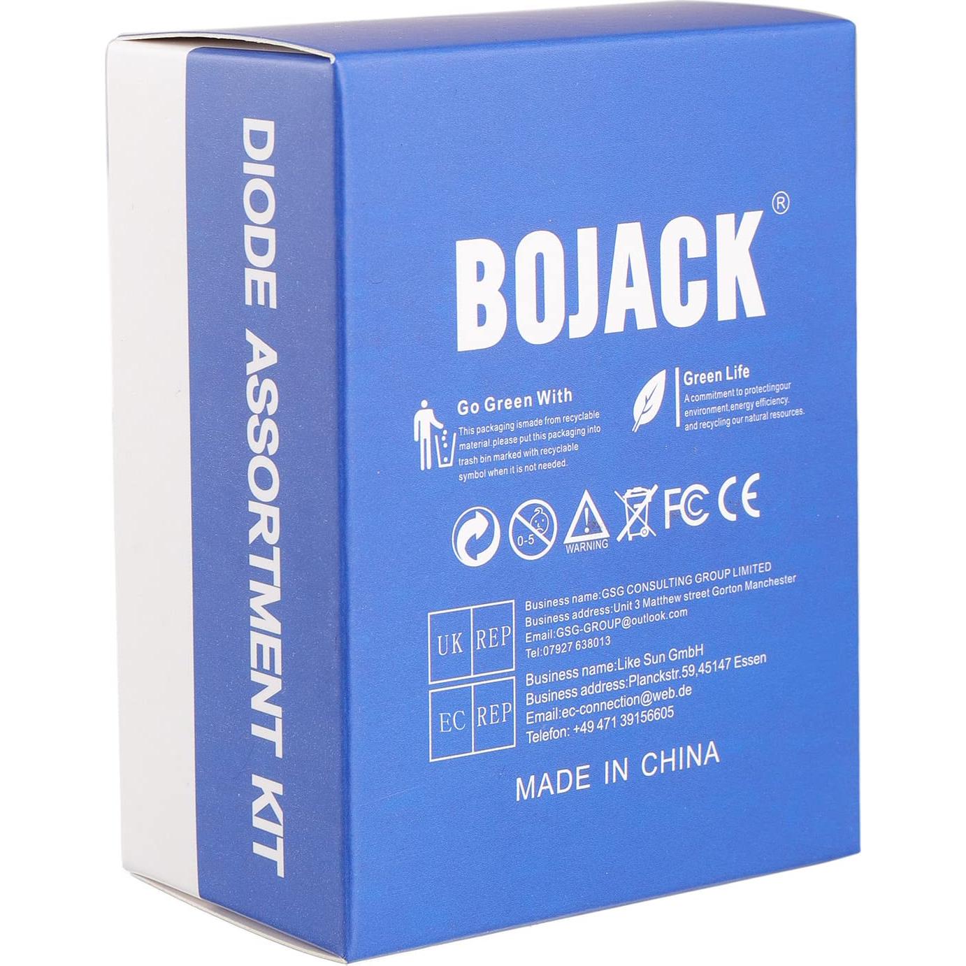 Kit de Diodos Surtido BOJACK 240 pcs 14 Valores Electrónicos