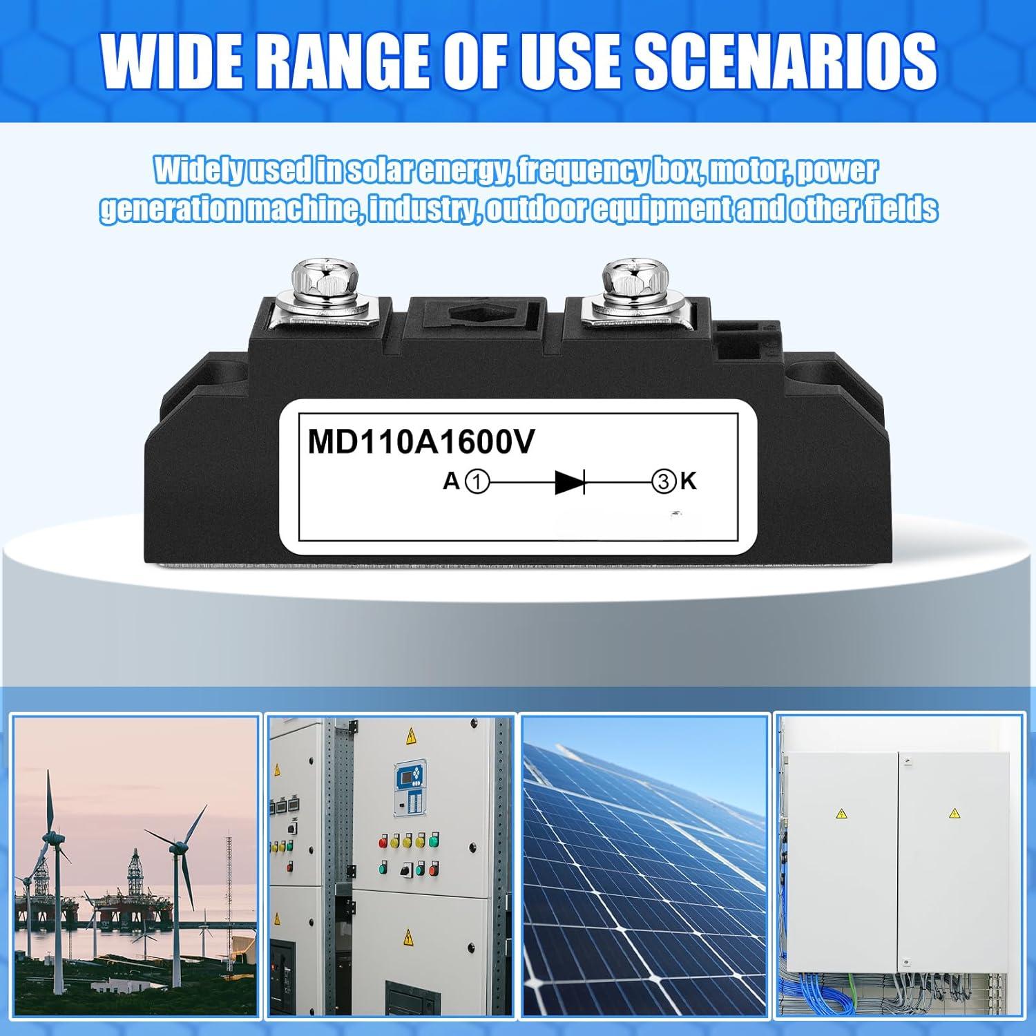 Diodo Solar Yexiya MD 110A-16 Anti Retorno 1600V 100A