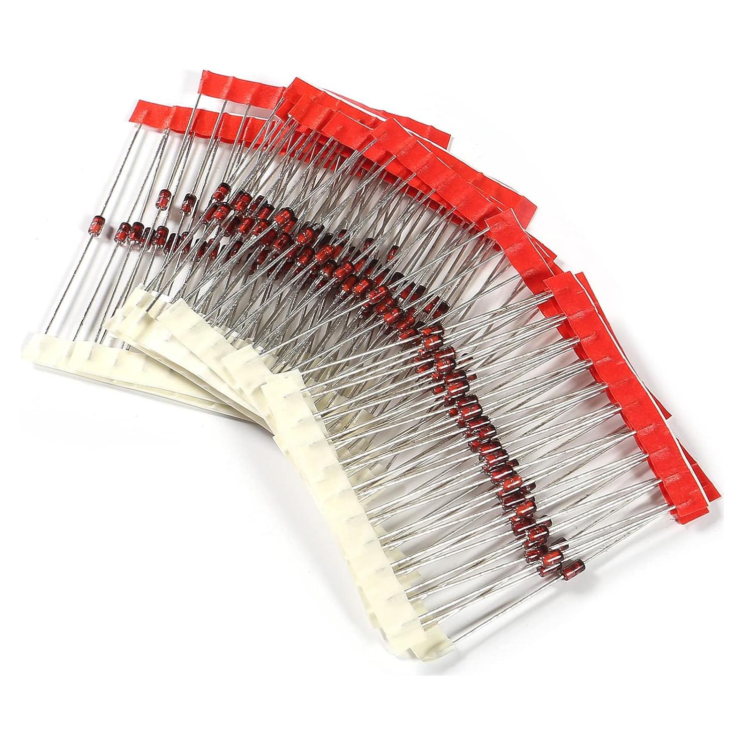 Kit de Diodos Zener 1W 14 Valores 140 Piezas AEDIKO