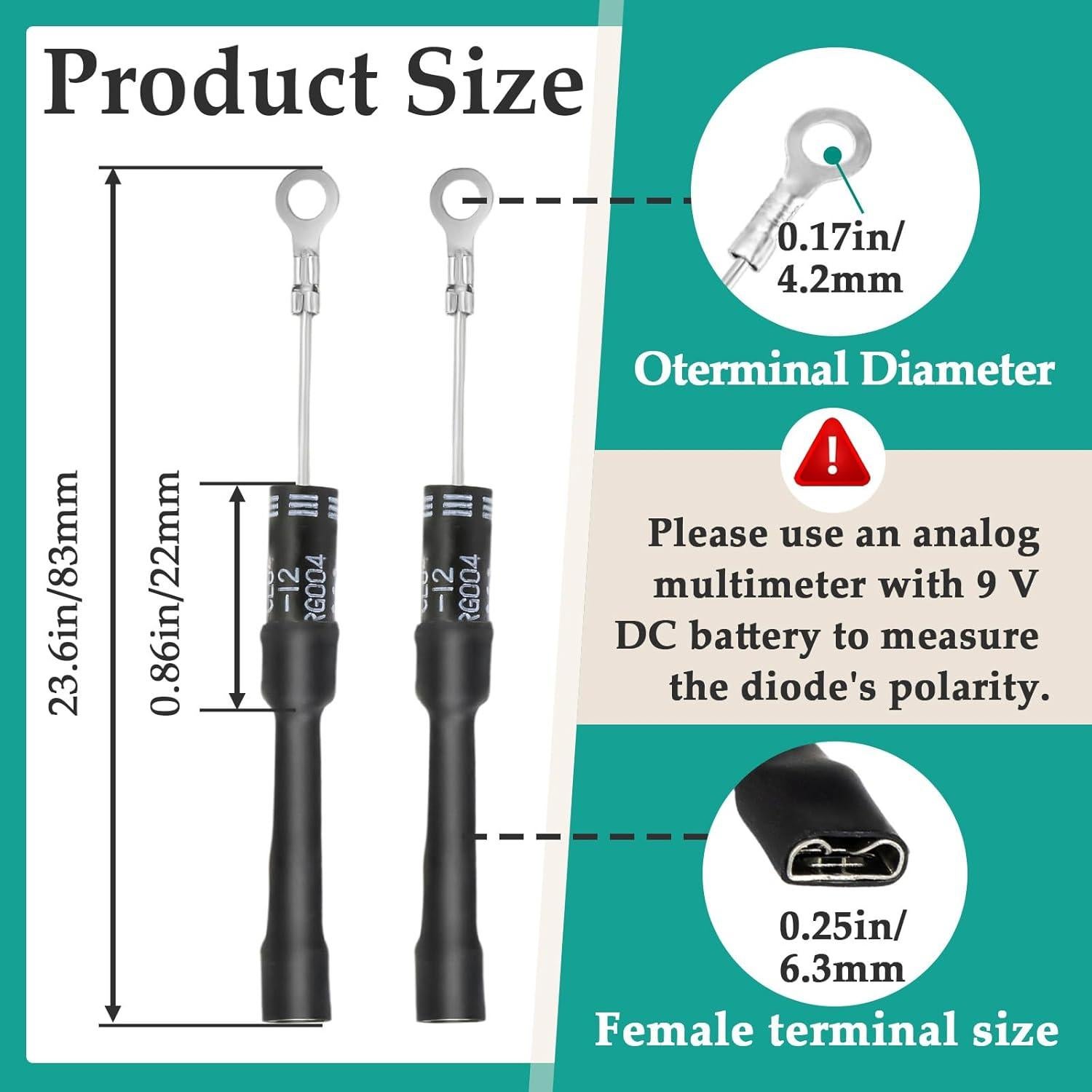 10 Diodos de Microondas CL04-12 0.5A 12KV Gfdoso Reemplazo