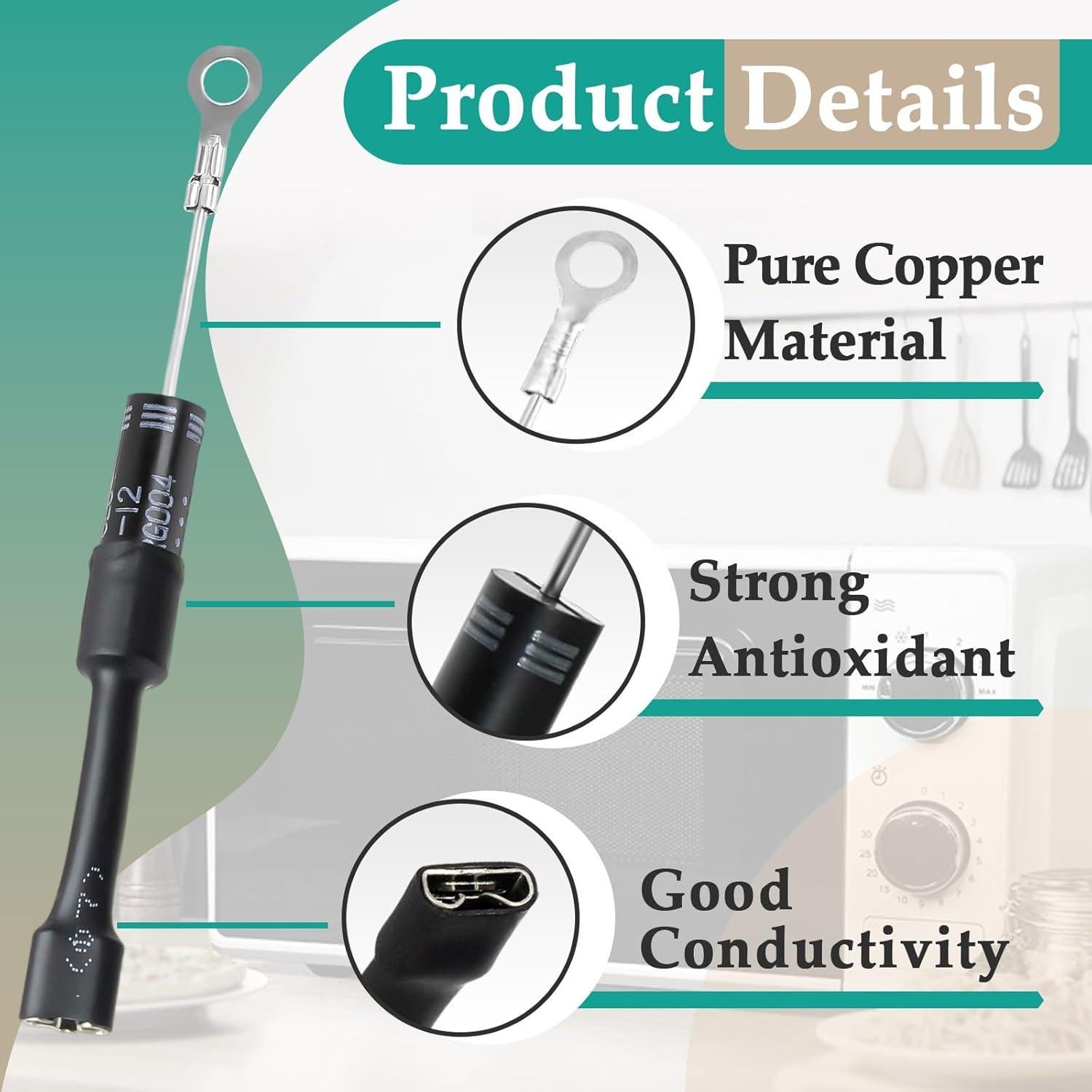 10 Diodos de Microondas CL04-12 0.5A 12KV Gfdoso Reemplazo