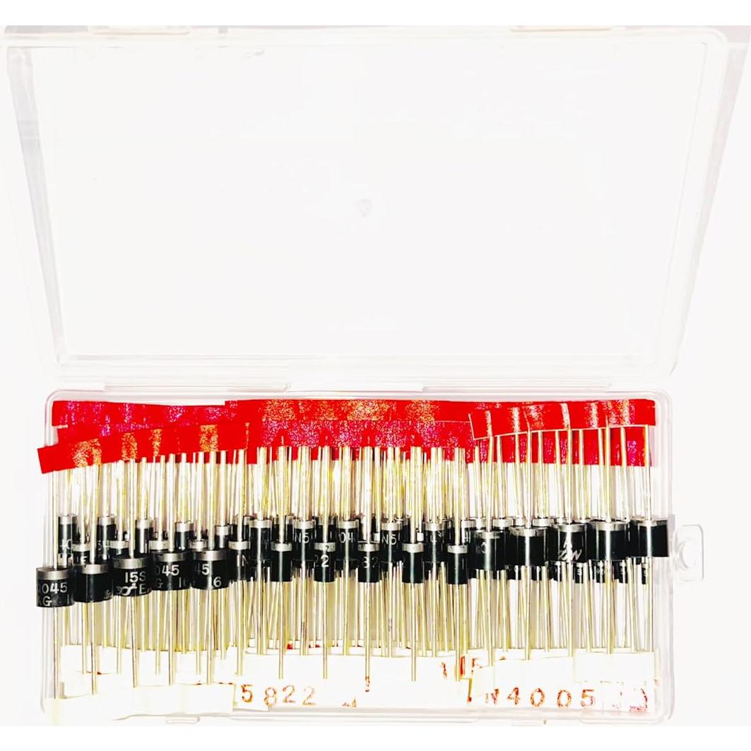 Kit de Diodos Rectificadores y Schottky Nixesky 20 Piezas