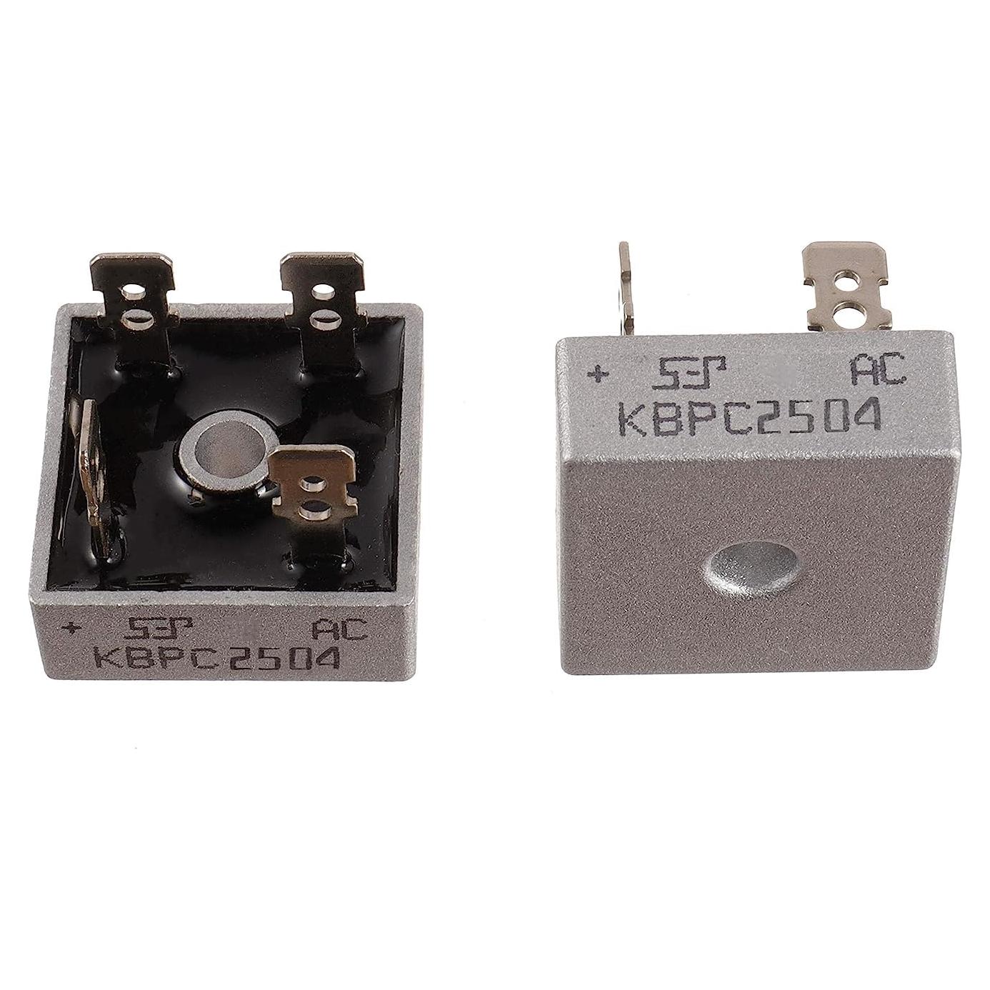 Diodos Rectificadores de Puente BOJACK KBPC2504 25A 400V (2 Piezas)