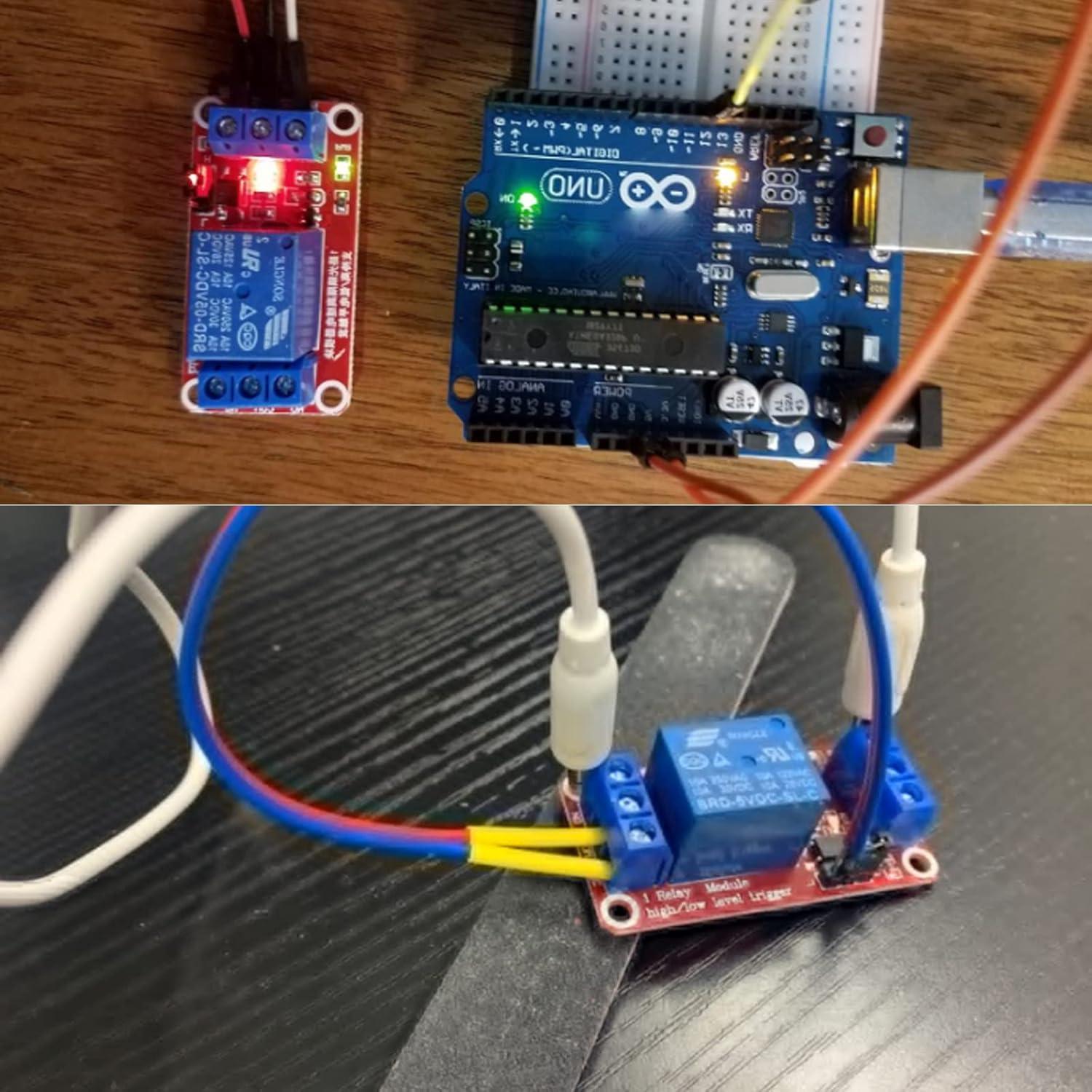 Módulo de Relé 1 Canal AEDIKO DC 5V con Aislamiento Optoacoplador