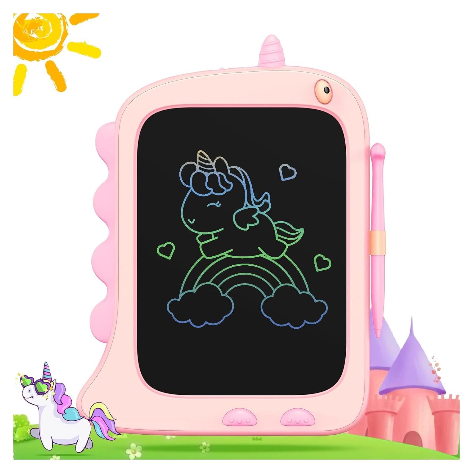 Tableta de Dibujo LCD ORSEN 8.5" Unicornio Rosa Niñas
