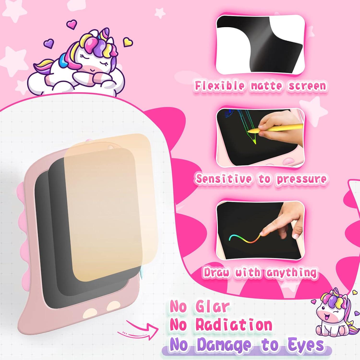 Tableta de Dibujo LCD ORSEN 8.5" Unicornio Rosa Niñas