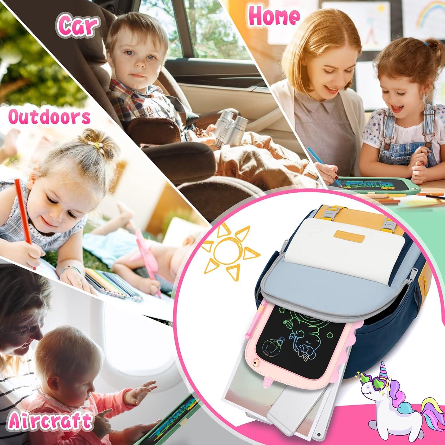 Tableta de Dibujo LCD ORSEN 8.5" Unicornio Rosa Niñas