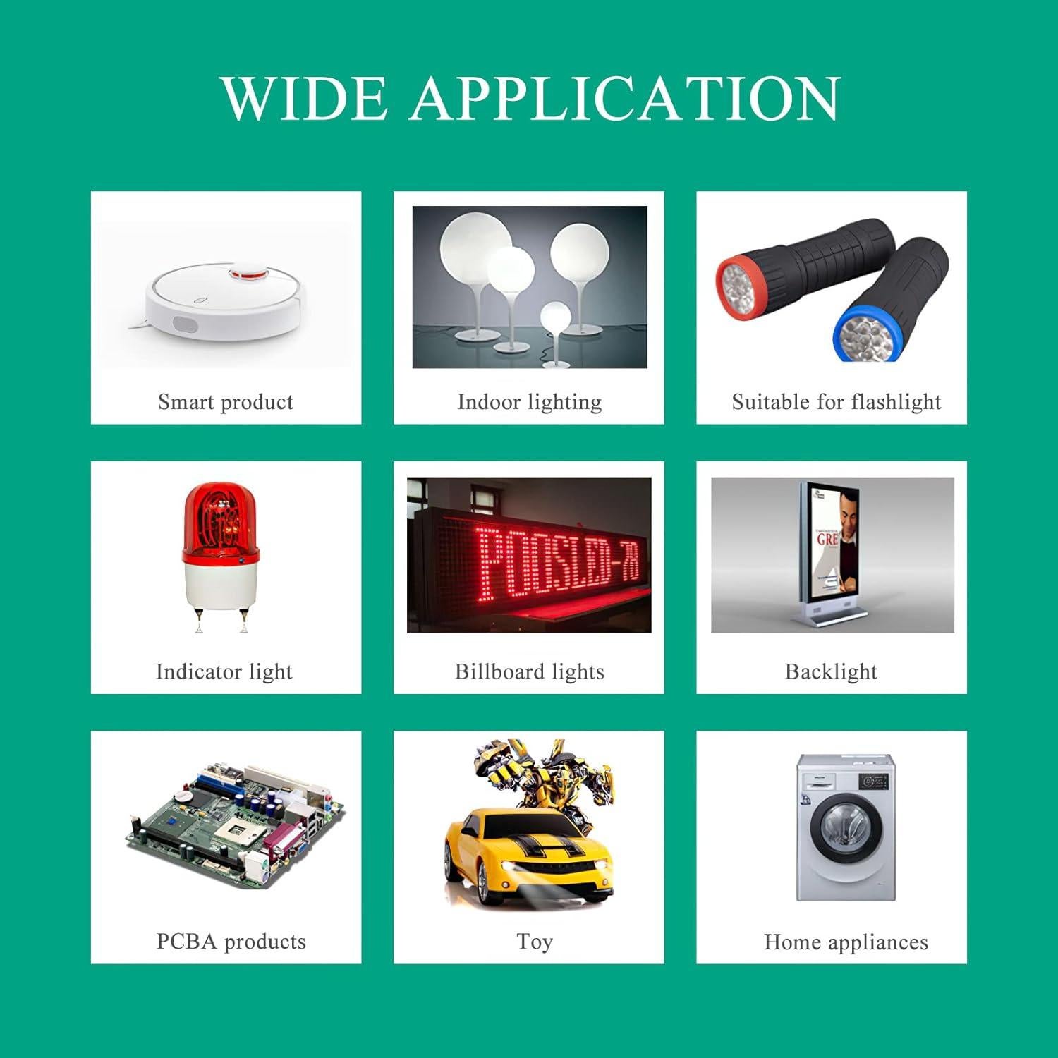 Diodos LED 3mm Rojos Fly Sky - 120 Piezas Alta Luminosidad