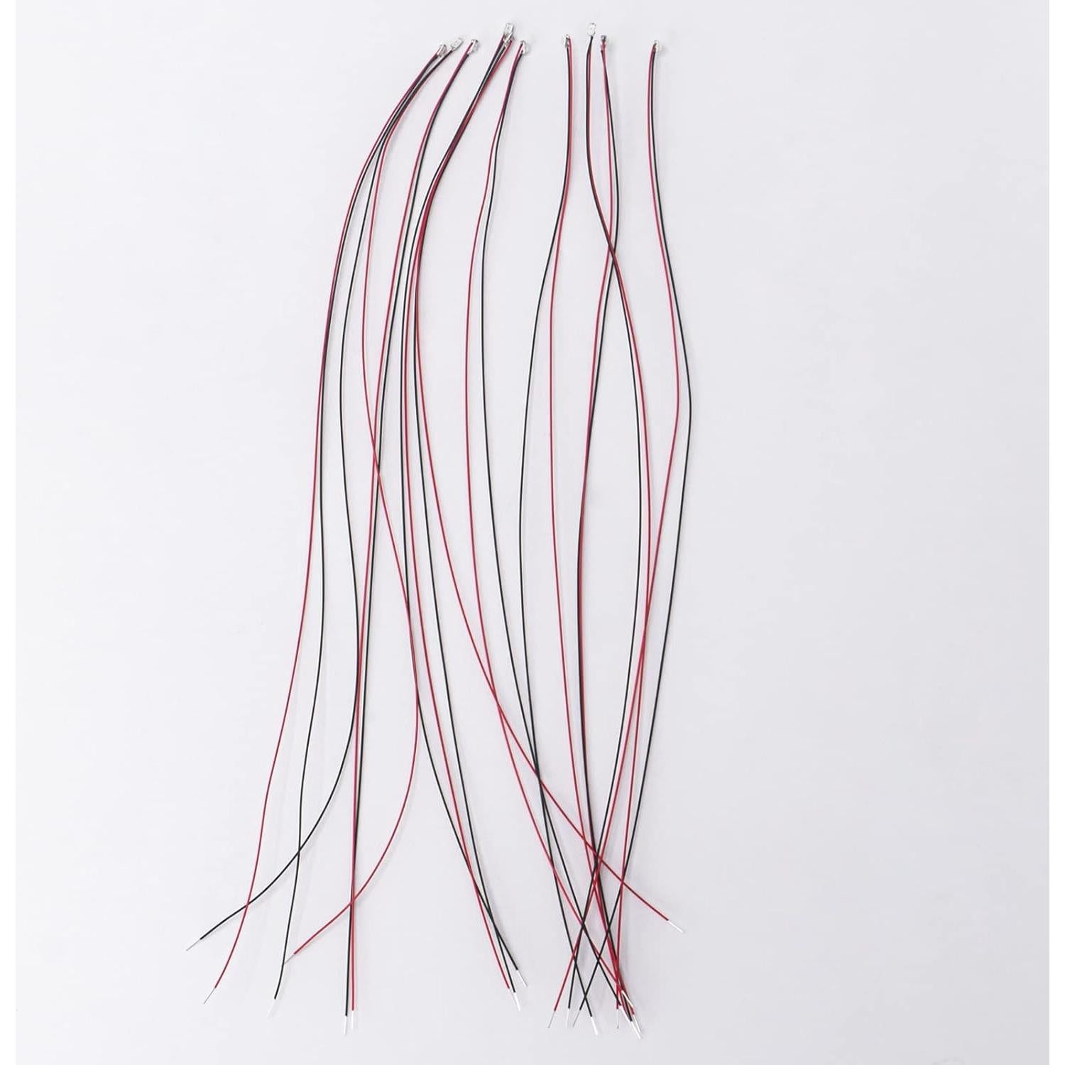 DiCUNO 20 Micro LEDs SMD 0805 Pre-cableados 16cm Blanco