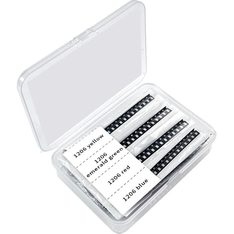 Kit de 400 LEDs SMD 20 tipos 1210 1206 0805 0603 VANXY