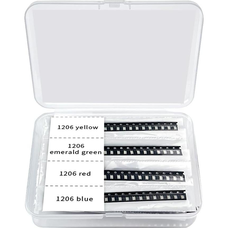 Kit de 400 LEDs SMD 20 tipos 1210 1206 0805 0603 VANXY