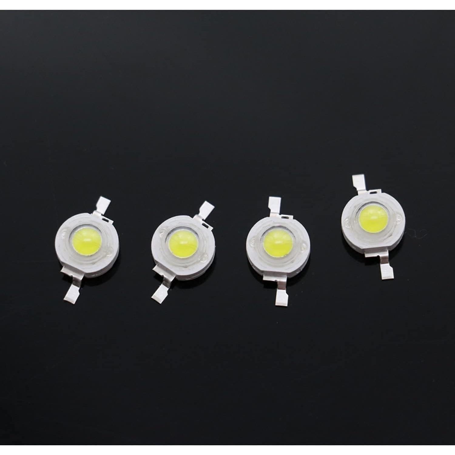 100 Chips LED Xiaoyztan Luz Blanca 3.2V 1W Alta Luminosidad